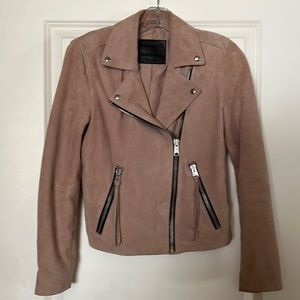 ALLSAINTS Dalby Suede Biker Jacket